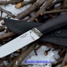 Нож Варан сталь Х12МФ (спуски от обуха), рукоять стабилизированный граб, литьё мельхиор  