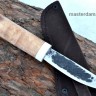 Нож Якутский малый сталь Х12МФ, рукоять карельская берёза+акриловый камень (в наличии)