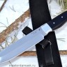 Нож Скорпион сталь Х12МФ цельнометаллический, накладки стабилизированный граб 