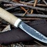 Нож Якутский сталь Булат, рукоять орех+акриловый камень (в наличии)