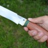 Нож Бизон сталь Х12МФ, рукоять бубинга+вставка