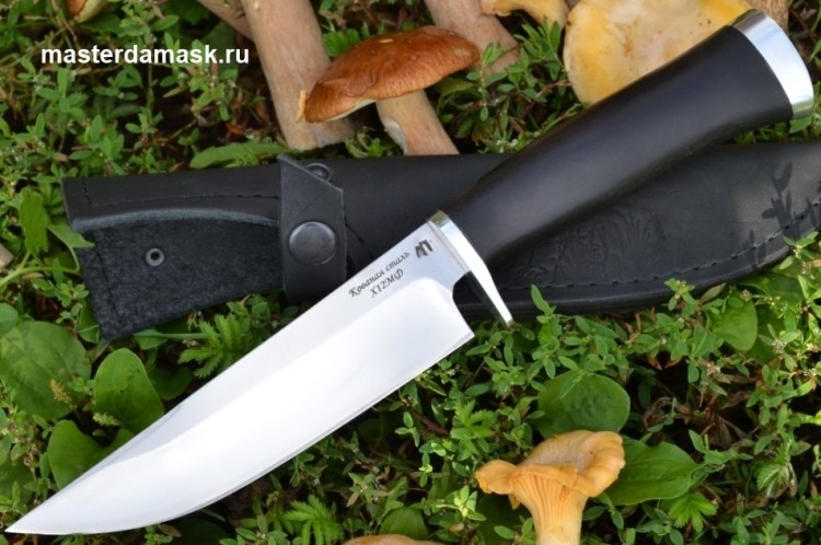 Нож Орёл сталь Х12МФ, рукоять стабилизированный граб+дюраль