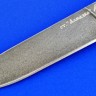 Нож Варан сталь ХВ-5 (спуски от обуха), рукоять стабилизированный граб, литьё мельхиор  