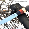 Нож Якутский сталь Х12МФ рукоять стабилизированный граб+вставки 
