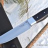 Нож Волк сталь Х12МФ цельнометаллический, накладки стабилизированный граб (в наличии)  