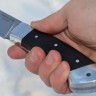 Нож Варан сталь Х12МФ (спуски от обуха) цельнометаллический, накладки стабилизированный граб (в наличии)  