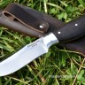 Нож Клык-Мини сталь 95Х18 цельнометаллический накладки стабилизированный граб (в наличии) 