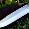 Нож Ворон сталь VG10, рукоять стабилизированная карельская берёза, больстер мельхиор 