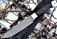 Нож Скорпион сталь Булат цельнометаллический, накладки стабилизированный граб (в наличии) 