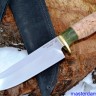 Нож Орёл сталь Х12МФ, рукоять карельская берёза+вставка 