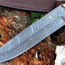 Нож Скорпион сталь Дамаск, рукоять береста+венге (в наличии)